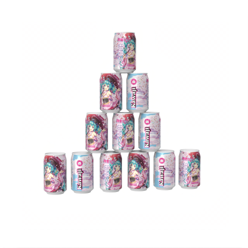 Kawaji Hatsune Miku Strawberry Kiss Soda