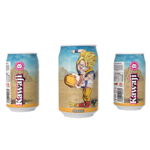 Kawaji Soda: The Hero Squad Collector's Pack- Optimus Prime, Sonic the Hedgehog and Goku 3 Can Soda Gift Set