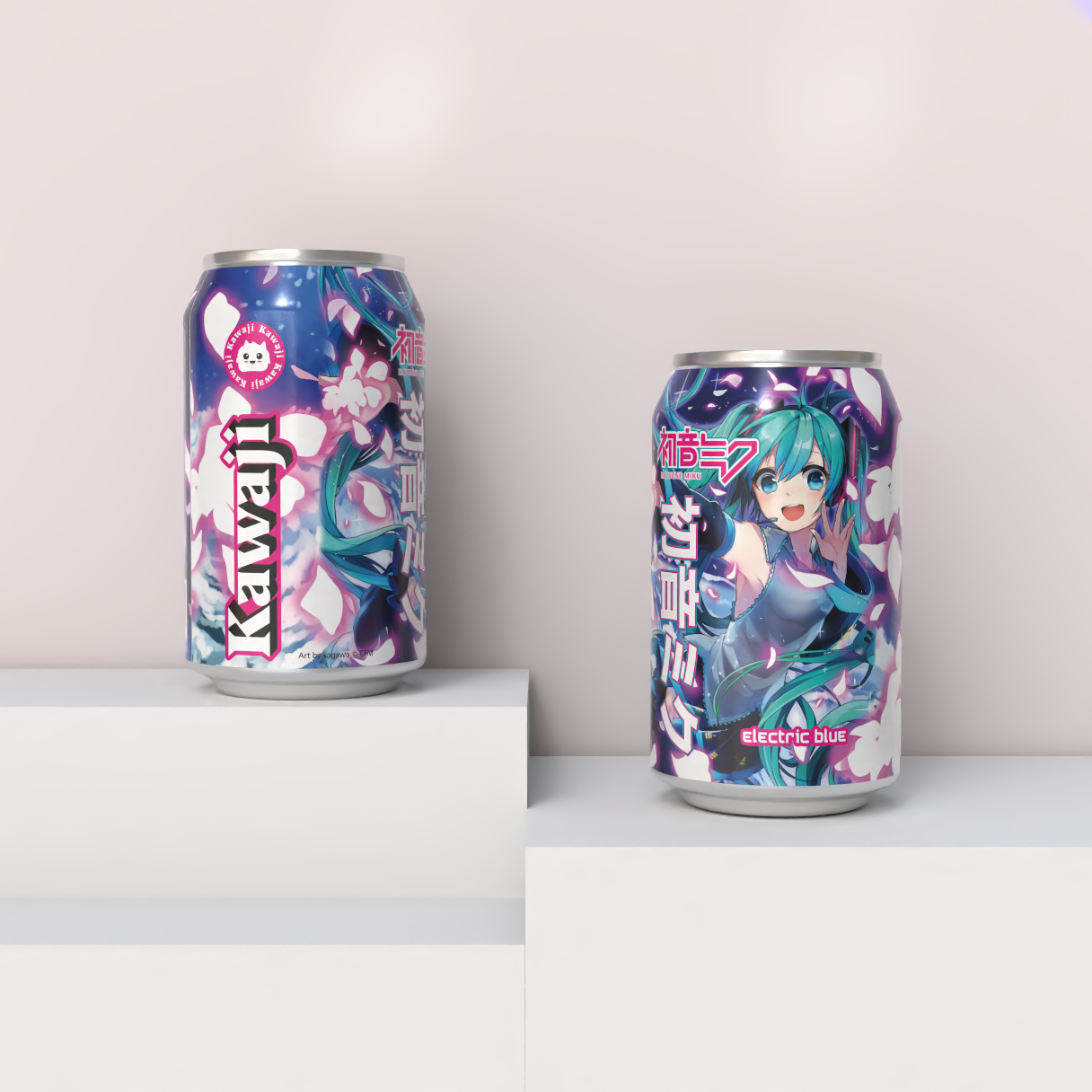 Kawaji x Hatsune Miku "Holo-Touch" Collection 3-Pack Gift Set!