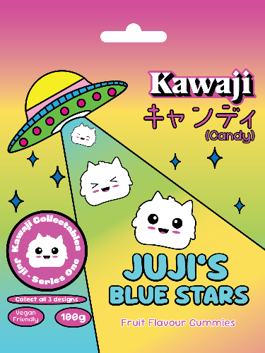Juji’s Blue Stars – Series One Collectable Gummies (100g)