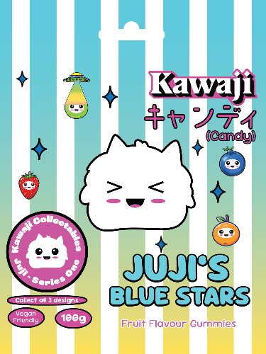 Juji’s Blue Stars – Series One Collectable Gummies (100g)