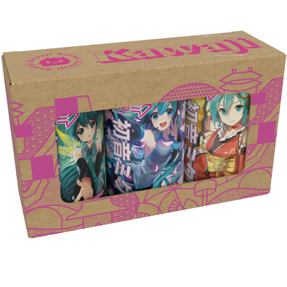 Kawaji x Hatsune Miku "Holo-Touch" Collection 3-Pack Gift Set!
