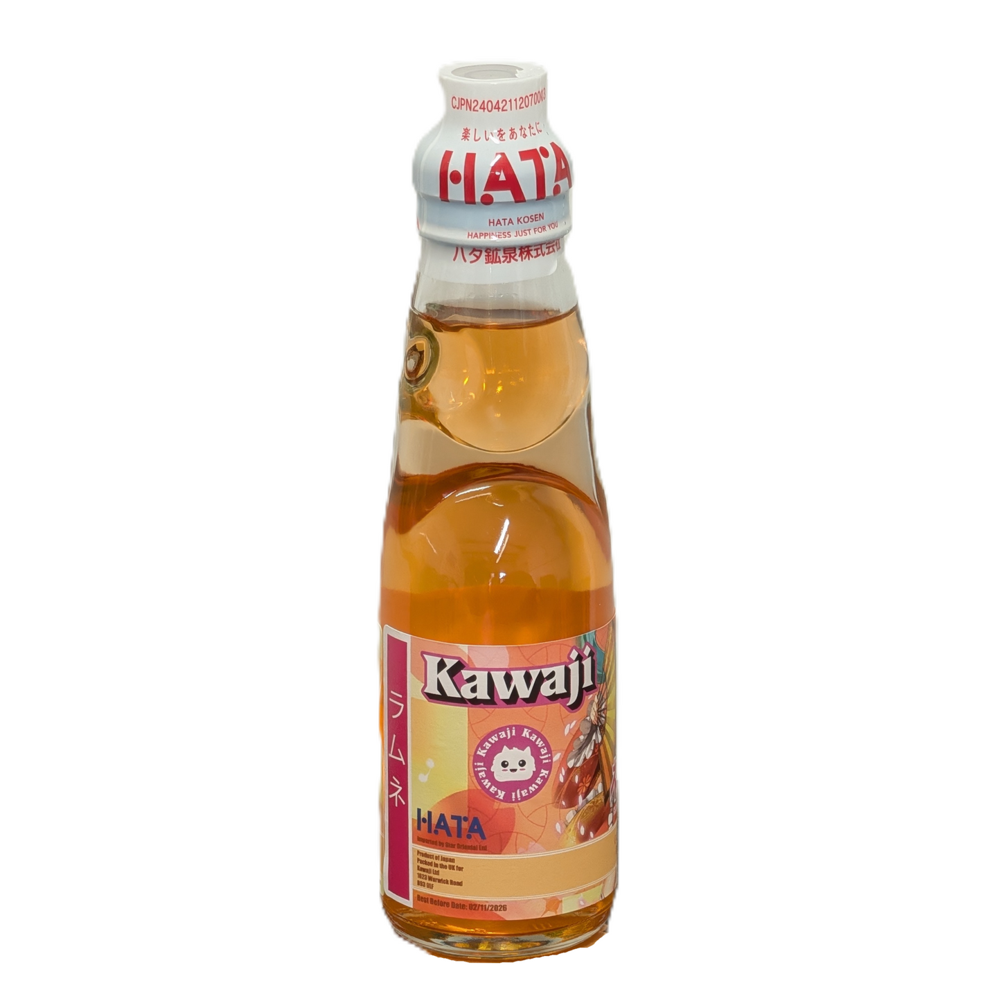 Hatsune Miku Orange Flavour Ramune Soda 200ml