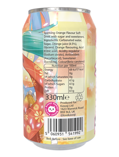 Limited Edition Hatsune Miku Orange  Groove  Soda Can 330ml