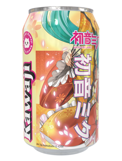 Limited Edition Hatsune Miku Orange  Groove  Soda Can 330ml
