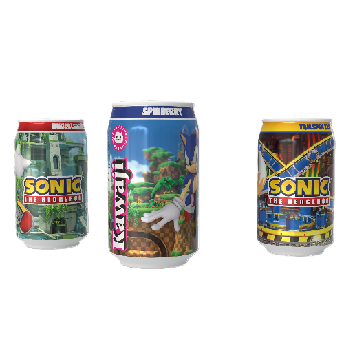 Sonic the Hedgehog Mega Mix 3 Can Gift Set
