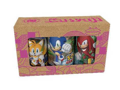Sonic the Hedgehog Mega Mix 3 Can Gift Set