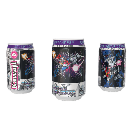 Transformers Optimus Prime vs Megatron 3  Soda Can Gift Set