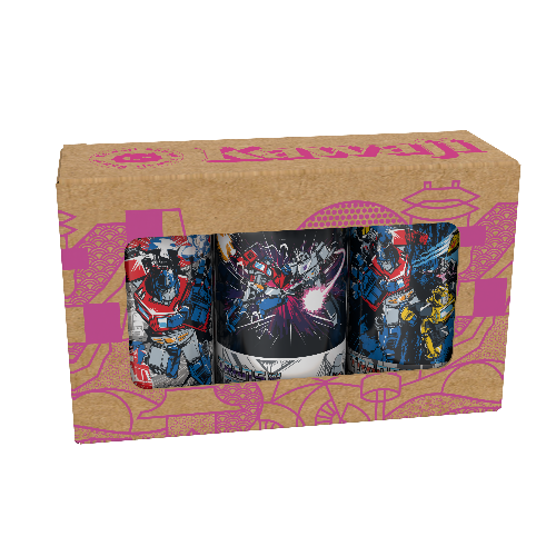 Transformers Optimus Prime vs Megatron 3  Soda Can Gift Set