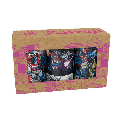 Transformers Optimus Prime vs Megatron 3  Soda Can Gift Set