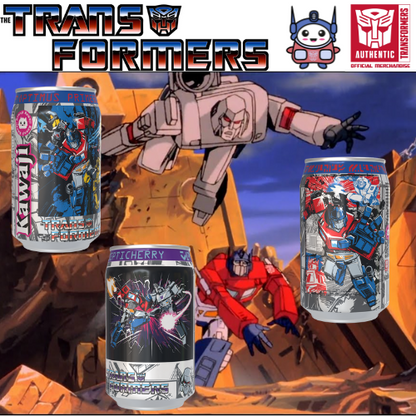 Transformers Optimus Prime vs Megatron 3  Soda Can Gift Set