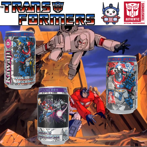 Transformers Optimus Prime vs Megatron 3  Soda Can Gift Set