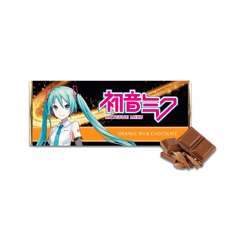 Hatsune Miku Milk Chocolate Orange Bar 50g