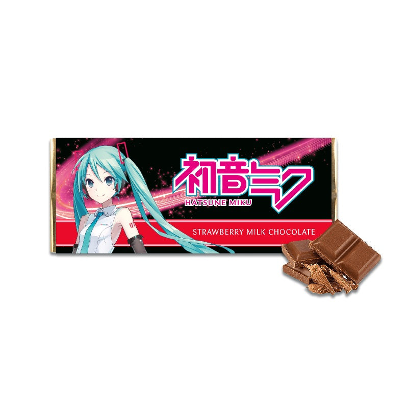 Hatsune Miku Milk Chocolate Strawberry Bar 50g